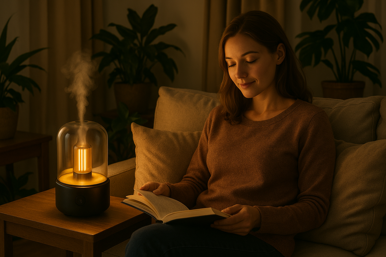 Accurate aroma diffuser in living room